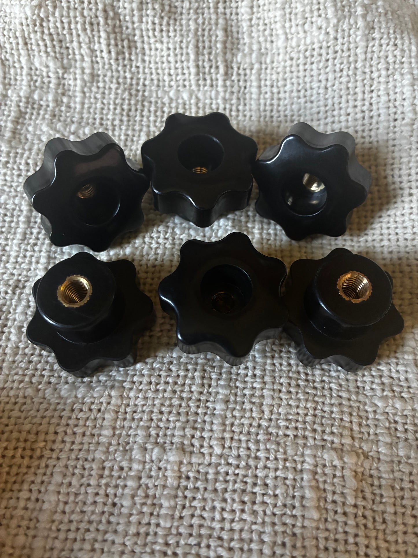 Vevor SP17 Replacement Star Knob (Upgrade) for Vevor 17LB Rotary Tumbler (Model SP-17-001) – Heavy Duty Lid Nut (Single or Set of 6)