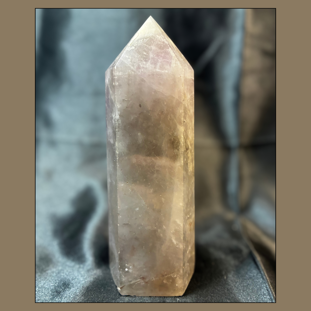 5.75" Smoky Quartz Crystal Tower – Perfect Point with Repaired Base [Budget Buy]