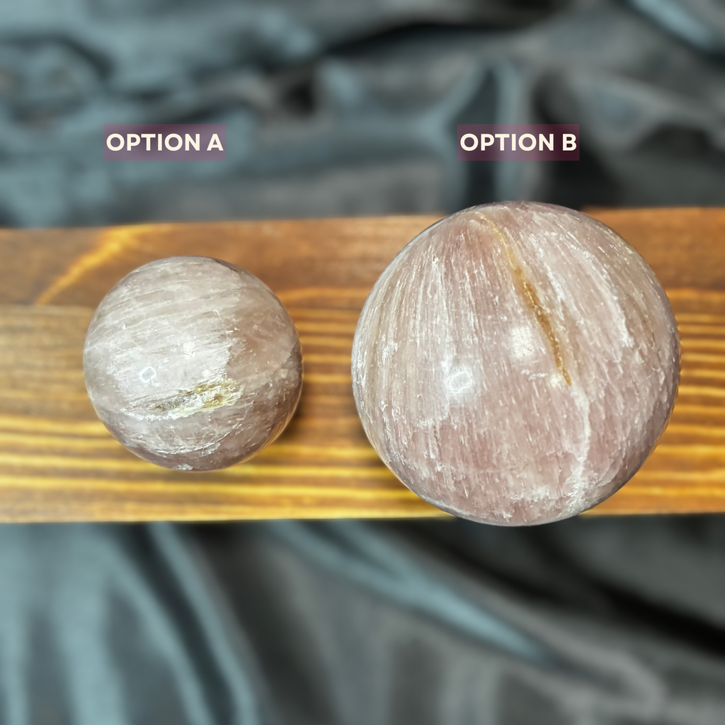 Polished Pink Tourmaline Spheres – Select 1.75", 2.5", or Choose Pair & Save