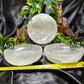 Large 5.5" Genuine Selenite Bowls – Natural Crystal Cleansing & Charging Bowls